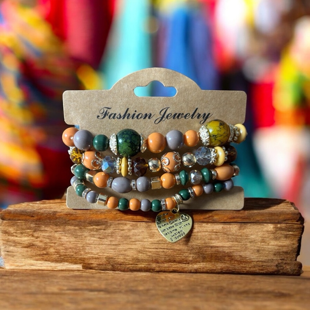 Fashion Jewelry boho Colorful Beaded Bracelet Collection